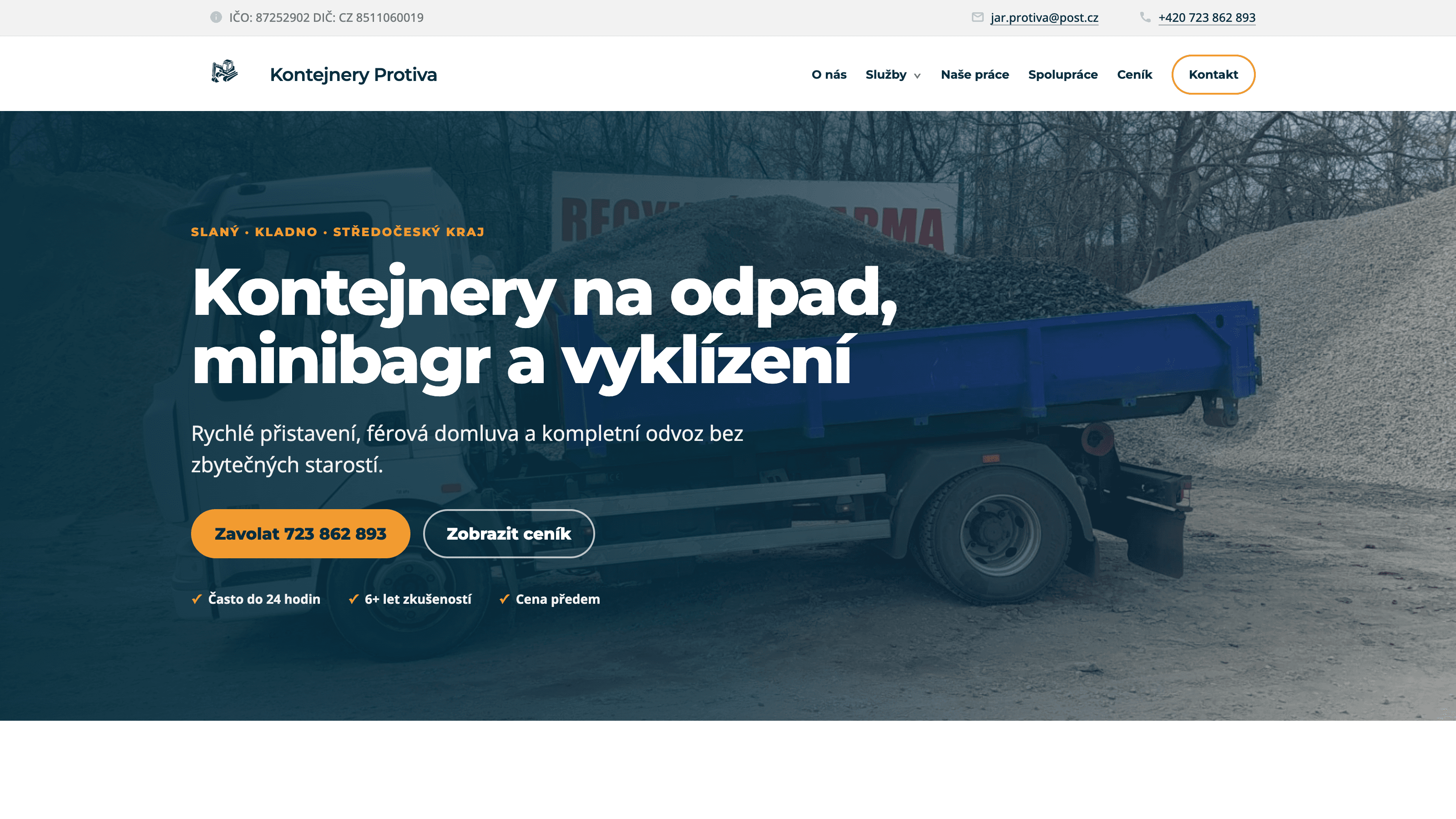 Placeholder vizuálu projektu Kontejnery Protiva